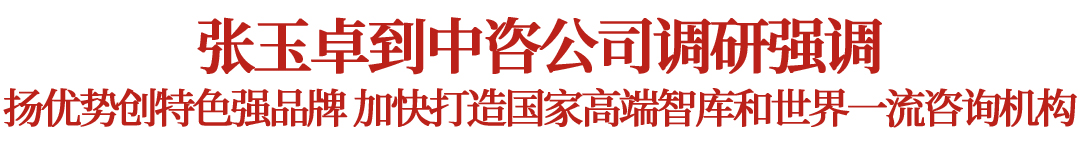 张玉卓到中国国际工程咨询有限公司调研